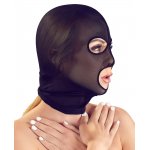 MASKA BDSM POŁPRZEZROCZYSTA CZARNA/HEAD MASK