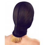 MASKA BDSM POŁPRZEZROCZYSTA CZARNA/HEAD MASK