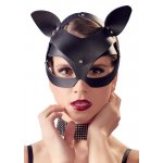 MASKA BDSM Z KOCIMI USZAMI/CAT MASK RHINESTONES