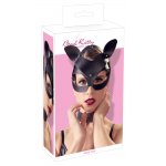 MASKA BDSM Z KOCIMI USZAMI/CAT MASK RHINESTONES