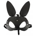 MASKA BDSM Z USZAMI KRÓLIKA CZARNA/BUNNY MASK