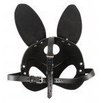 MASKA BDSM Z USZAMI KRÓLIKA CZARNA/BUNNY MASK