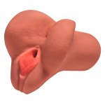 MASTURBATOR-REALISTYCZNA POCHWA Z ANUSEM KARMEL