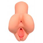MASTURBATOR-REALISTYCZNA POCHWA Z ANUSEM CIELISTY