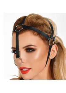 ME-SEDUCE - MASKA MK20 W STYLU BDSM CZARNA ONE SIZE