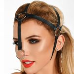 ME-SEDUCE - MASKA MK20 W STYLU BDSM CZARNA ONE SIZE