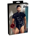 MĘSKA KOSZULKA WINYLOWA Z KOŁNIERZYKIEM/SHIRT