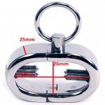 METAL HARD - KLATKA DO ŚCISKANIA PENISA Z ZĘBAMI