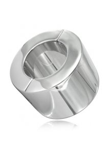 METAL HARD - STALOWY PIERŚCIEŃ NA JĄDRA Z KLUCZEM 56MM