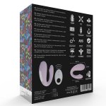 MIA - WIBRATOR RIN DLA PAR ZDALNIE STEROWANY FIOLETOWY