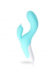 MIA - SILIKONOWY WIBRATOR DRESDE STYMULUJĄCY TURKUSOWY