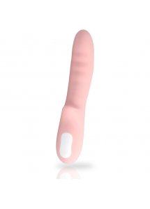 MIA - SILIKONOWY WIBRATOR PISA OBROTOWY RÓŻOWY