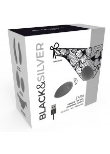 MASAŻER ZARA Z KORONKOWYMI MAJTKAMI CZARNY