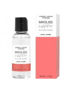 MIXGLISS HAPPY - SILIKONOWY SMAR LITCHI 50ML