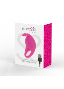 MORESSA BRAD - SILIKONOWY PIERŚCIEŃ ZE STYMULACJĄ ŁECHTACZKI RÓŻOWY