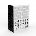 MORESSA ZAC - SILIKONOWY PIERŚCIEŃ EREKCYJNY Z WIBRACJAMI CZARNY