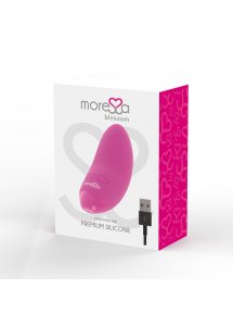MORESSA BLOSSOM - SILIKONOWY MINI MASAŻER ŁECHTACZKI RÓŻOWY