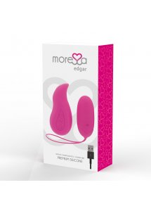 MORESSA EDGAR - JAJECZKO STYMULUJĄCE ŁECHTACZKĘ Z PILOTEM RÓŻOWE