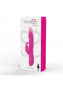 MORESSA MOLLY - WIBRATOR KRÓLICZEK ŁECHTACZKOWY RÓŻOWY