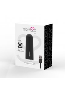 MORESSA NIX - SILIKONOWY POCISK ZDALNIE STEROWANY CZARNY