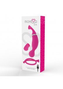 MORESSA KIRK - WIBRATOR MASUJĄCY I STYMULUJĄCY Z PRZEWODEM RÓŻOWY