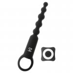 MORESSA RONIE - SILIKONOWE KORALIKI ANALNE ZDALNIE STEROWANE CZARNE