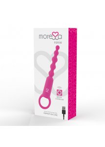 MORESSA RONIE - SILIKONOWE KORALIKI ANALNE ZDALNIE STEROWANE RÓŻOWE