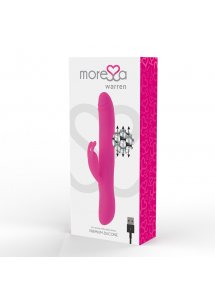 MORESSA WARREN - WIBRATOR STYMULUJĄCY Z WEWNĘTRZNYMI KULKAMI RÓŻOWY