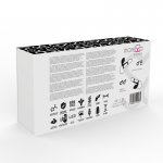 MORESSA BRANDON - WIBRACYJNY PIERŚCIEŃ Z RĘKAWEM NA PENISA CZARNY