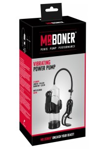 MR BONER - PRZEZROCZYSTA POMPKA WIBRACYJNA DO PENISA