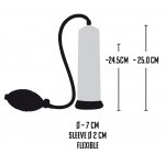 MR BONER - RĘCZNA POMPKA DO PENISA Z MANKIETEM 25CM