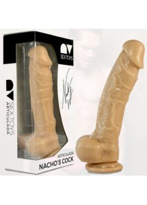 NACHO'S REALISTYCZNE DILDO PRZEGUBOWE 24 CM CIELISTE