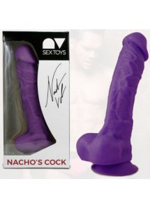NACHO'S REALISTYCZNE DILDO 24 CM FIOLETOWE