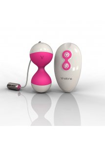 NALONE - MIU MIU WIBRUJĄCE KULKI STYMULUJĄCE Z PILOTEM RÓŻOWE