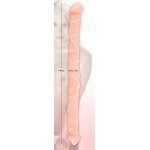 NATURE SKIN - OGROMNE PODWÓJNE DILDO W KOLORZE SKÓRY 46CM