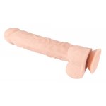 NATURE SKIN - DILDO O NATURALNYM WYGLĄDZIE Z JĄDRAMI 30CM