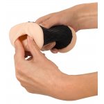 NATURE SKIN - 2IN1 MASTURBATOR Z DWOMA OTWORAMI POCHWA LUB ANUS