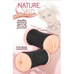 NATURE SKIN - 2IN1 MASTURBATOR Z DWOMA OTWORAMI POCHWA LUB ANUS