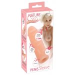 NATURE SKIN - REALISTYCZNA NAKŁADKA NA PENISA +3CM