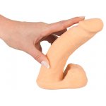 NATURE SKIN - REALISTYCZNE DILDO Z JĄDRAMI I ŻOŁĘDZIEM 20CM