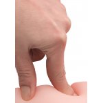 NATURE SKIN - REALISTYCZNY I ELASTYCZNY WIBRATOR ANALNY 23CM