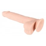NATURE SKIN - DILDO O NATURALNYM WYGLĄDZIE Z JĄDRAMI 24CM