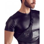 NEK - MATOWA KOSZULKA Z NASZYTĄ TOREBKĄ DO BIODRA