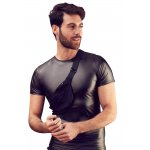 NEK - MATOWA KOSZULKA Z NASZYTĄ TOREBKĄ DO BIODRA