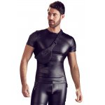 NEK - MATOWA KOSZULKA Z NASZYTĄ TOREBKĄ DO BIODRA