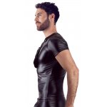 NEK - MATOWA KOSZULKA Z NASZYTĄ TOREBKĄ DO BIODRA