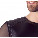 NEK - MATOWA KOSZULKA Z SIATECZKĄ I WSTAWKAMI