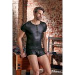 NEK - MATOWA KOSZULKA Z ZAMKIEM I D-RINGIEM