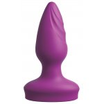 3SOME - WIBRUJĄCY KOREK ANALNY Z PRZYSSAWKĄ 12CM