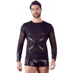 NEK - DŁUGA KOSZULKA Z SIATECZKI I UPRZĘŻĄ NA KLATKĘ